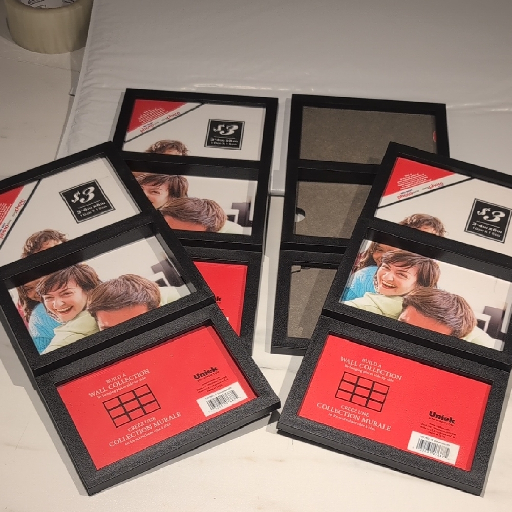 Black Wall Photo Frame Set